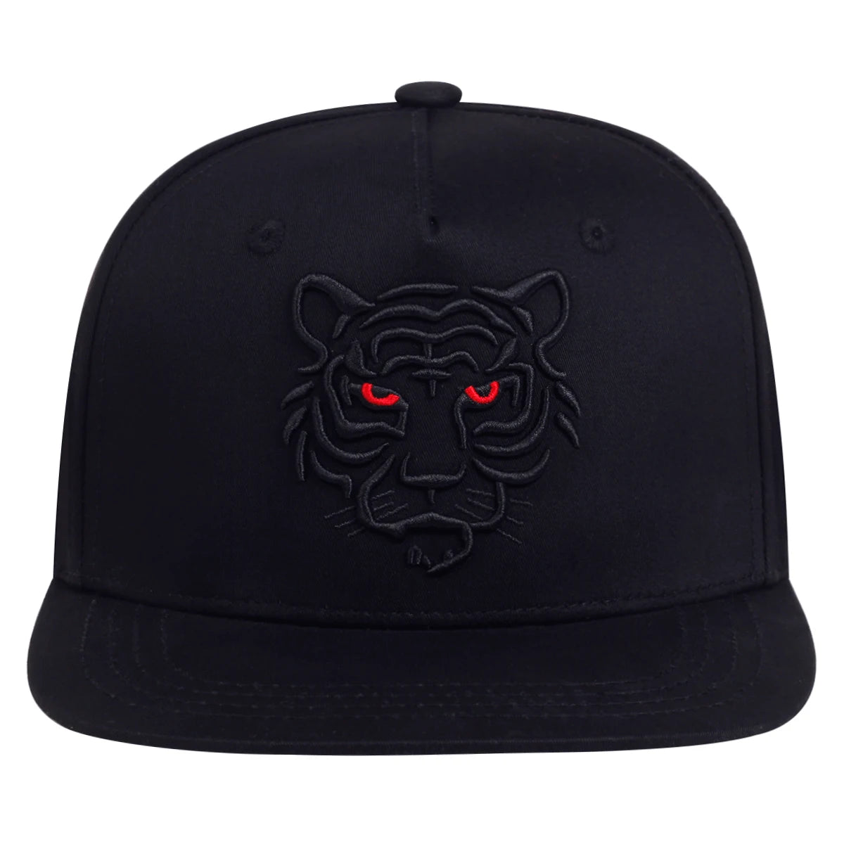 Cotton Black Tiger Embroidery Baseball Cap Men Women Snapback Hats Summer Leisure Trucker Caps Unisex Hip Hop Hats Gorras