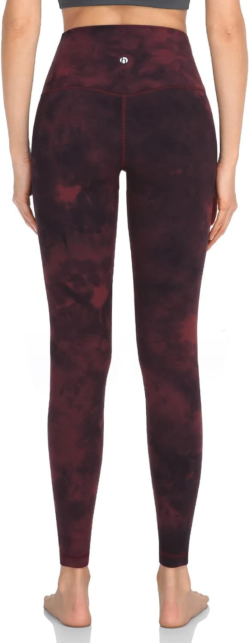 Essential Leggings, High Waisted Compression Workout Soft Pants Athletic Yoga Pants 28"