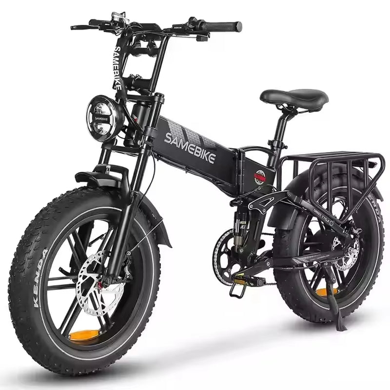Ebike Hot RS-A02 Model 1200W48V Adult Mountain Electric Bicycle 14AH Battery 20-Inch 2 Tire Folding Electric Bicycle All-Terrain