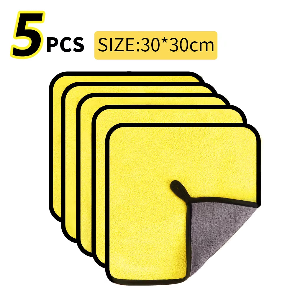 Premium Microfiber Towel for Automotive Cleaning and Detailing