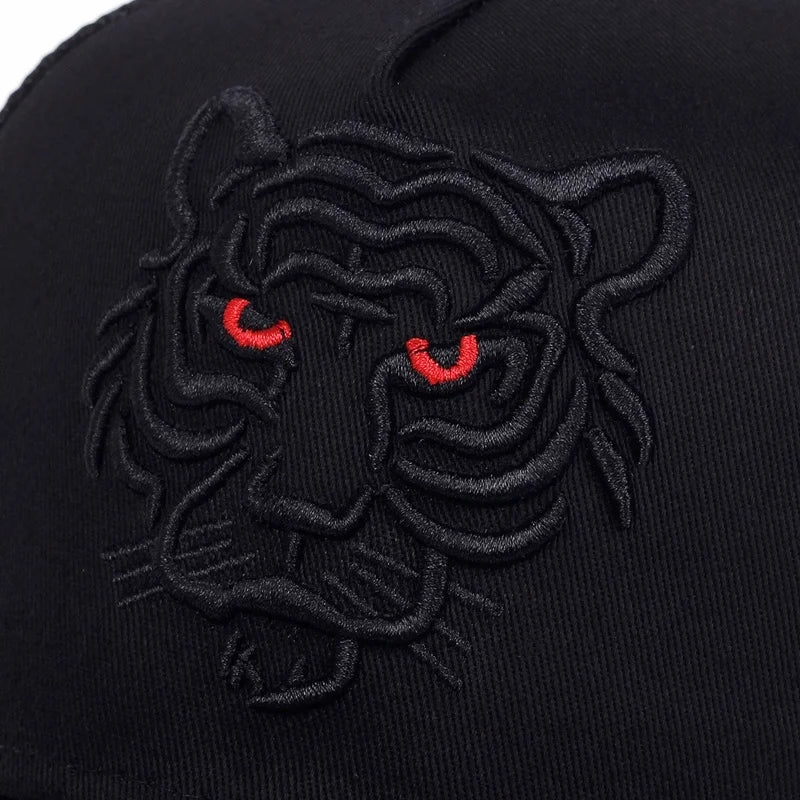 Tiger Embroidery Baseball Cap Men Women Hip Hop Hat Summer Leisure Trucker Caps Unisex Snapback Hats Gorras