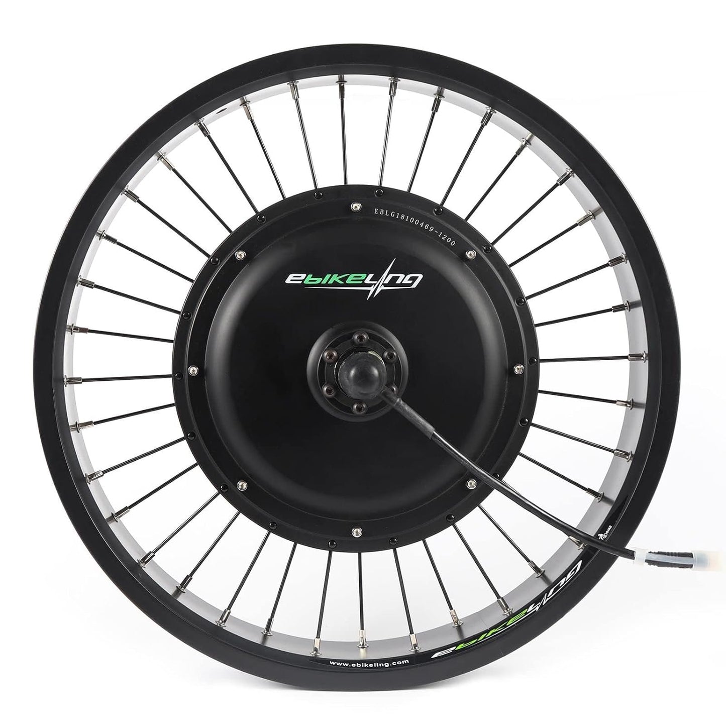 Ebike Conversion Kit 48V 1200W, Front Wheel 20" Fat Electric Bike Conversion Kit, Add on Electric Bike Kit, High Performance, Waterproof for Easy Installation, Efficient Commuting Solution