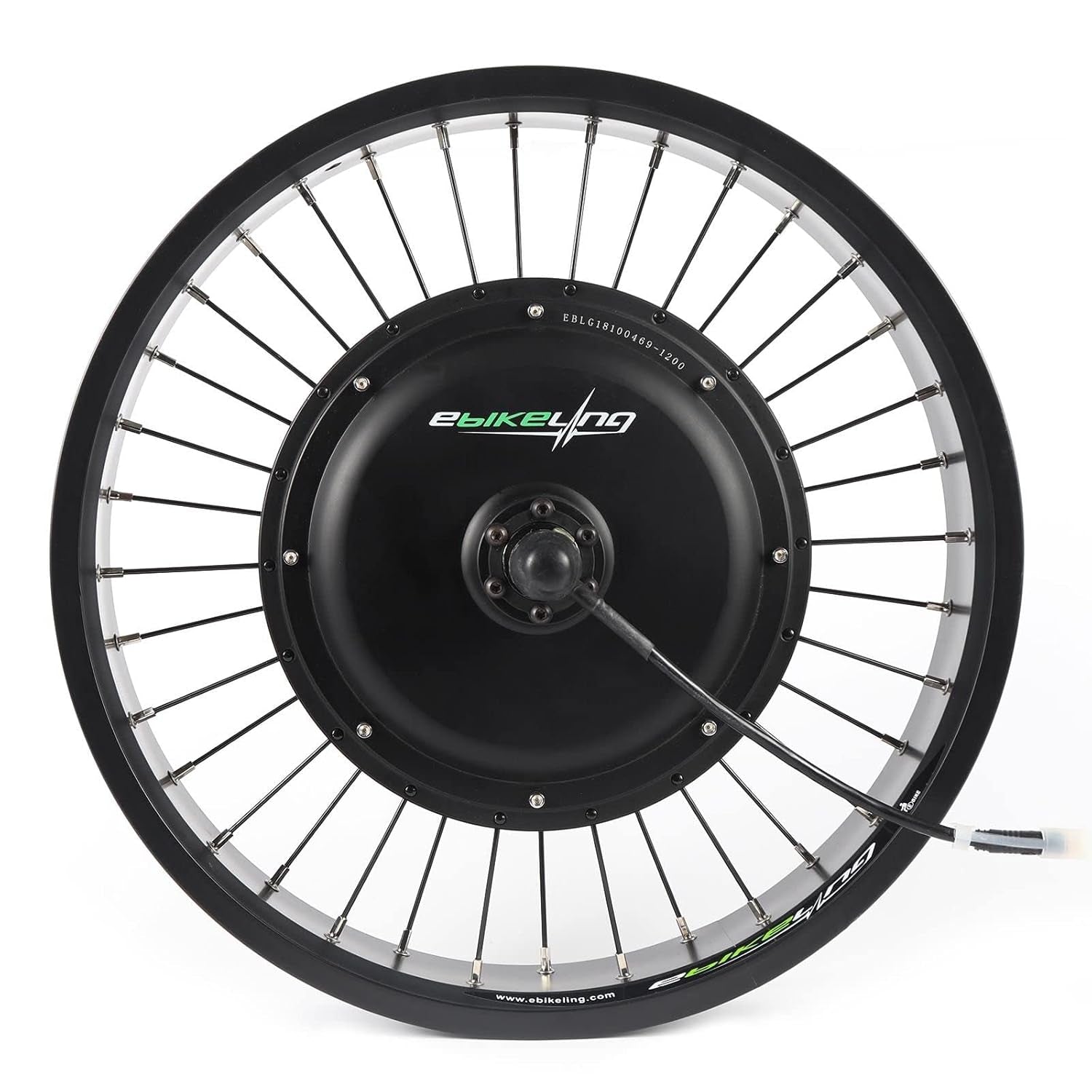 Ebike Conversion Kit 48V 1200W, Front Wheel 20" Fat Electric Bike Conversion Kit, Add on Electric Bike Kit, High Performance, Waterproof for Easy Installation, Efficient Commuting Solution