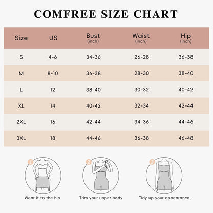 Women'S Shapewear Bodysuit Tummy Control Body Shaper Seamless Sculpting Snatched Waist Body Suit