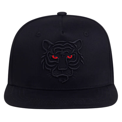 Cotton Black Tiger Embroidery Baseball Cap Men Women Snapback Hats Summer Leisure Trucker Caps Unisex Hip Hop Hats Gorras