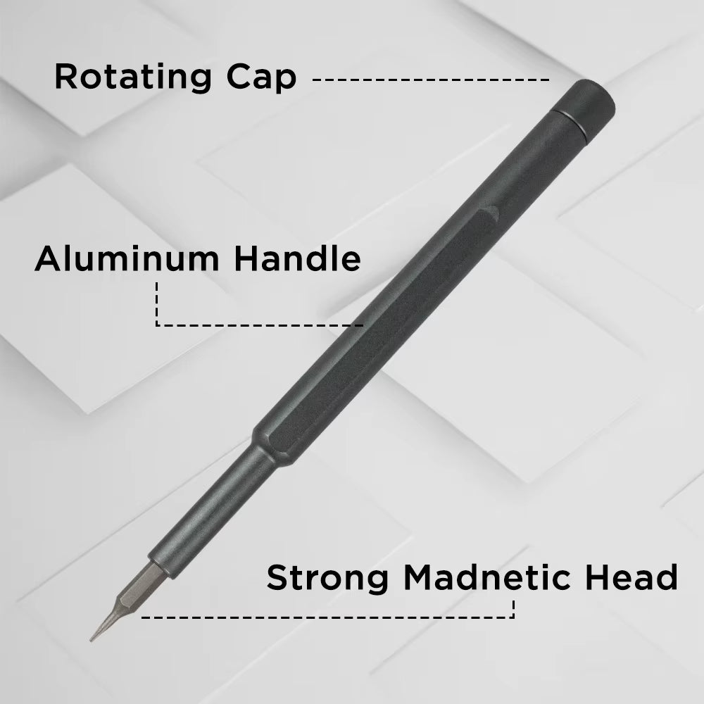 25-in-1 Magnetic Precision Screwdriver Set - Ultimate Mini Tools Kit for Mobile Phone & PC Repair with Torx & Hex Bits