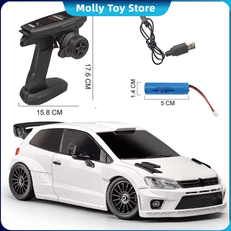 LD2801 RC Drift Car 1:28 Race Cars 2.4G Radio Control 4WD High-Speed Motor Vehicle Model Cars Toy for Christmas Gifts