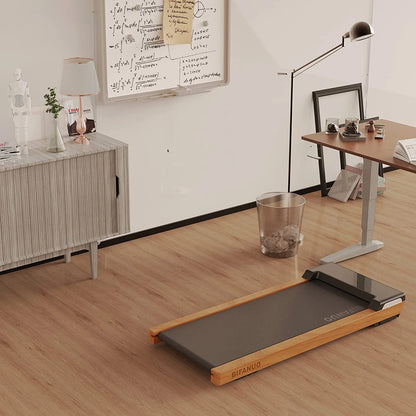 Walking Pad - under Desk Treadmill, Treadmill for Indoor/Outdoor, Quiet and Stable Pad with Remote Control LED Display- Ideal for Fitness Enthusiasts,Pitch Black