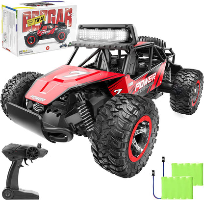 TB141 Remote Control Cars - 1:14 Scale RC Vehicles for Boys Ages 4-7 with Dual Rechargeable Batteries