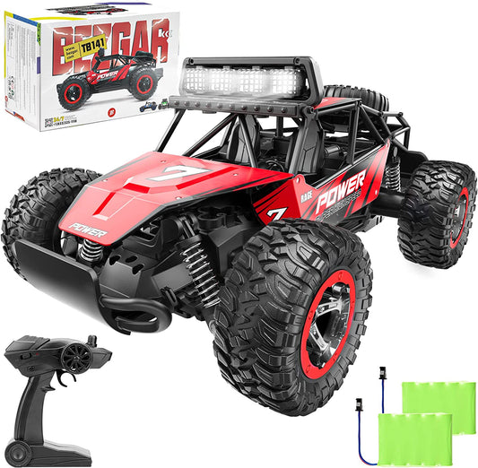 TB141 Remote Control Cars - 1:14 Scale RC Vehicles for Boys Ages 4-7 with Dual Rechargeable Batteries