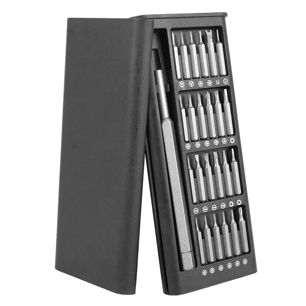 25-in-1 Magnetic Precision Screwdriver Set - Ultimate Mini Tools Kit for Mobile Phone & PC Repair with Torx & Hex Bits