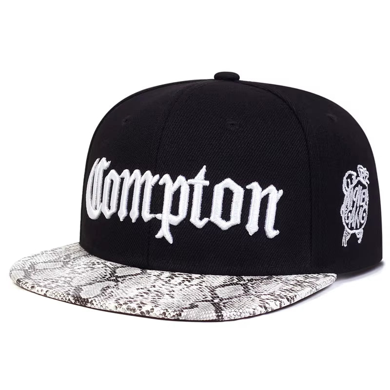 Men Compton Snapback Hats Bone Fashion Hip Hop Baseball Cap for Adult Adjustable Sports Leisure Caps Trucker Caps Gorras