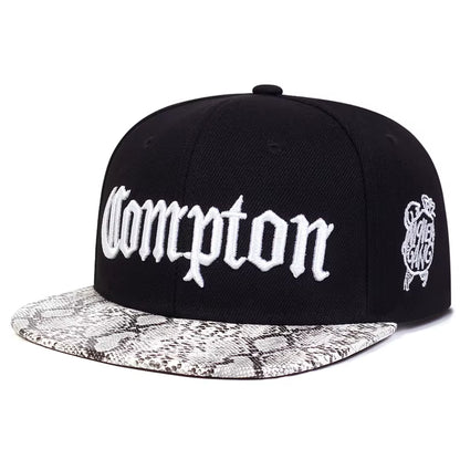 Men Compton Snapback Hats Bone Fashion Hip Hop Baseball Cap for Adult Adjustable Sports Leisure Caps Trucker Caps Gorras