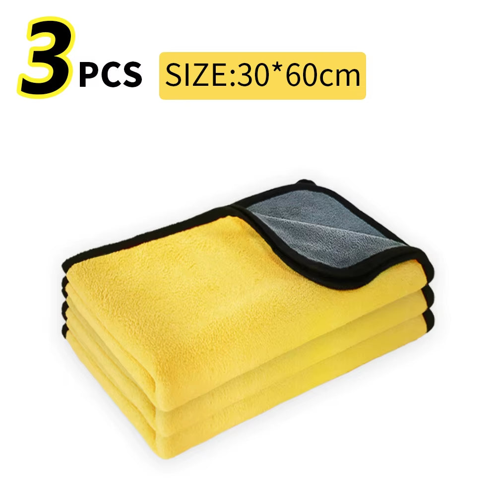 Premium Microfiber Towel for Automotive Cleaning and Detailing