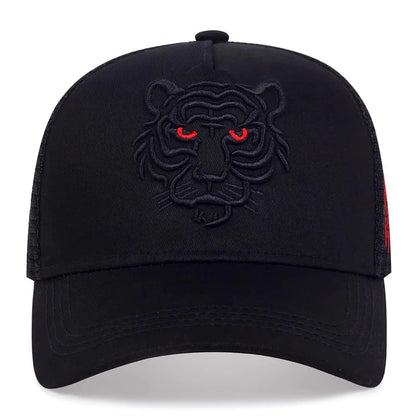 Tiger Embroidery Baseball Cap Men Women Hip Hop Hat Summer Leisure Trucker Caps Unisex Snapback Hats Gorras