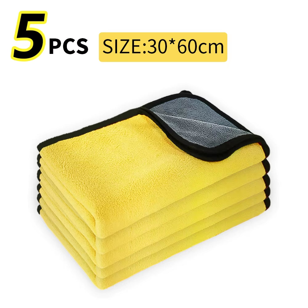 Premium Microfiber Towel for Automotive Cleaning and Detailing