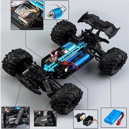 2024 New 1:16 Scale Large RC Cars 50Km/H High Speed RC Cars Toys for Boys Remote Control Car 2.4G 4WD off Road Monster Truck
