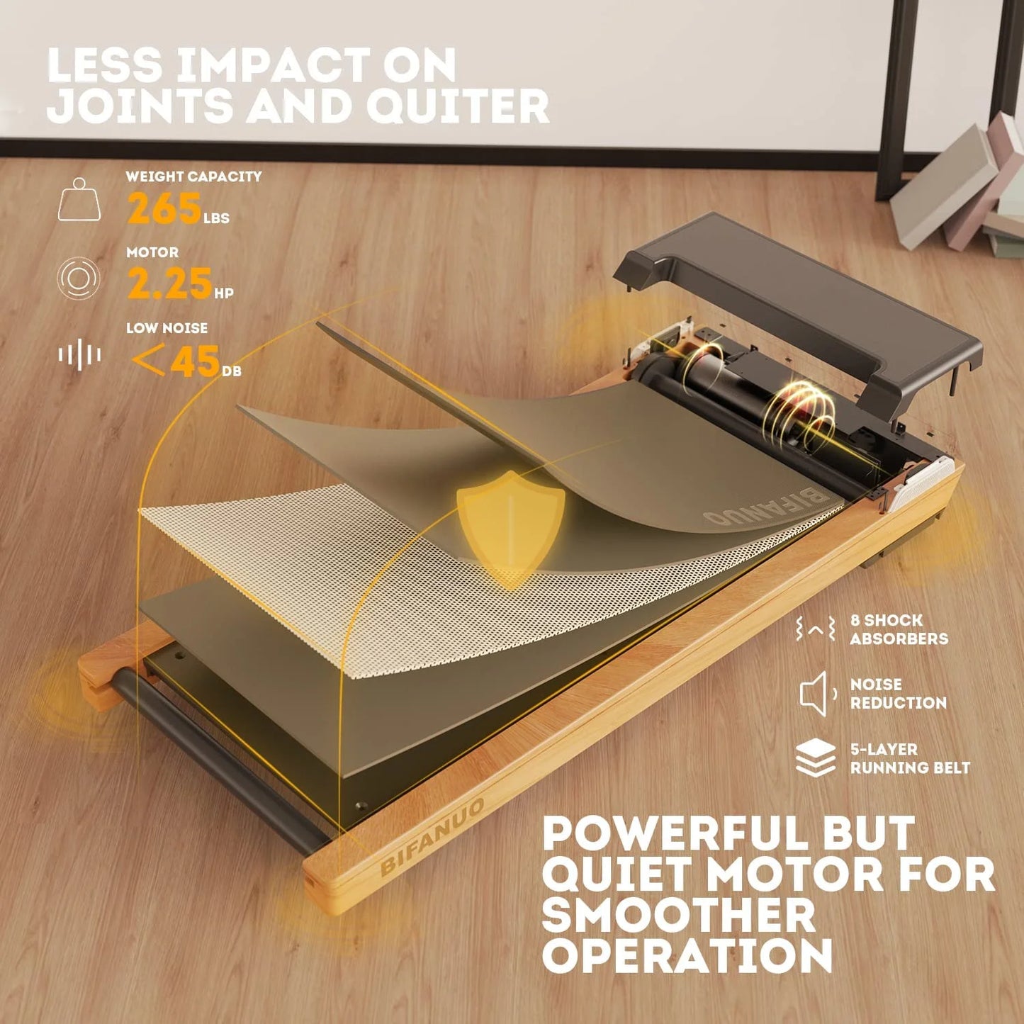 Walking Pad - under Desk Treadmill, Treadmill for Indoor/Outdoor, Quiet and Stable Pad with Remote Control LED Display- Ideal for Fitness Enthusiasts,Pitch Black