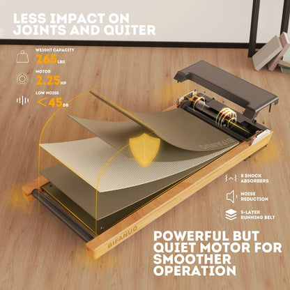 Walking Pad - under Desk Treadmill, Treadmill for Indoor/Outdoor, Quiet and Stable Pad with Remote Control LED Display- Ideal for Fitness Enthusiasts,Pitch Black