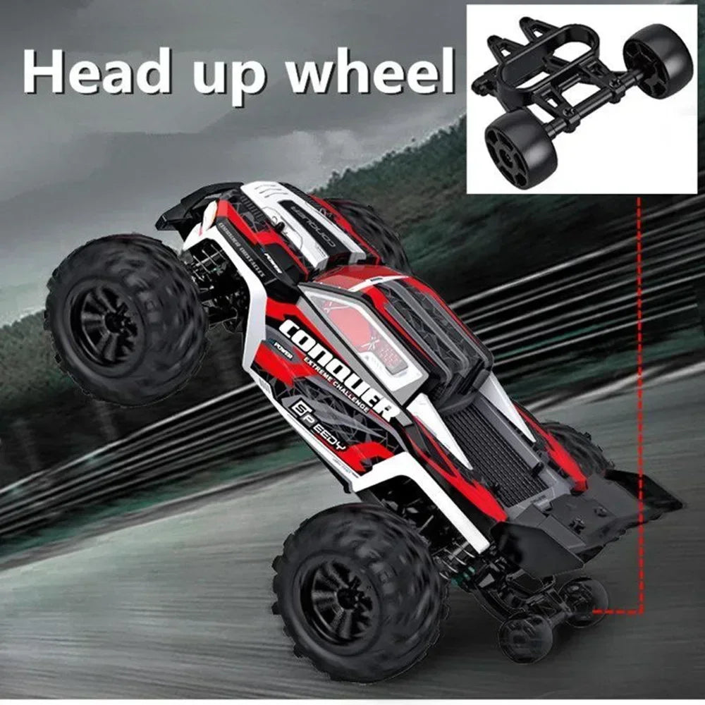 2024 New 1:16 Scale Large RC Cars 50Km/H High Speed RC Cars Toys for Boys Remote Control Car 2.4G 4WD off Road Monster Truck