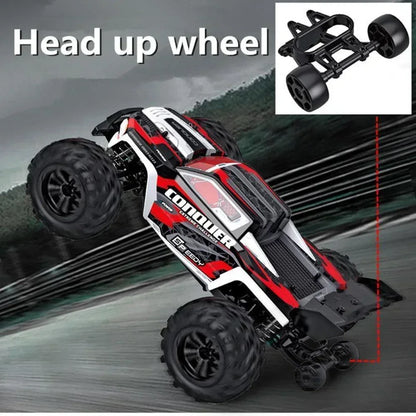 2024 New 1:16 Scale Large RC Cars 50Km/H High Speed RC Cars Toys for Boys Remote Control Car 2.4G 4WD off Road Monster Truck